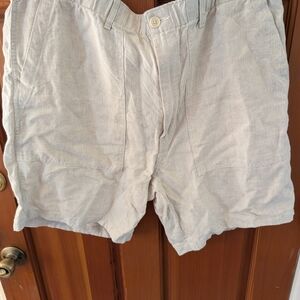 Buck Mason Loomed Linen Fatigue Short - Natural - XXL